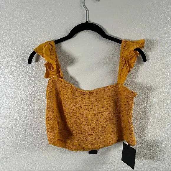 NWT Lulus Trancoso Golden Yellow Two-Piece Maxi Dress XL - Picture 10 of 12